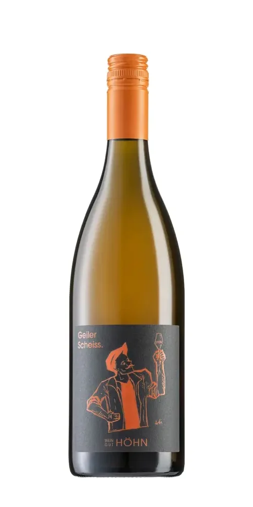 Flasche Orange wine aus Franken